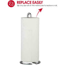 3 of 5:Home Basics Simplicity Collection Soporte independiente para toallas de papel, cromado 