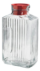 1 of 1:Anchor Hocking Bistro Glass Pitcher, Cherry Stopper, 2 Quart 