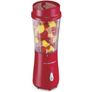 1 of 5:Hamilton Beach Personal Creations Single-Serve Blender With Travel Lid, Red, 14 Ounces 