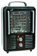 1 of 1:Comfort Zone Multi-Purpose Milkhouse Utility Heater Fan, Black 