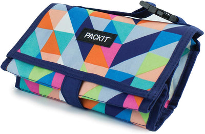 3 of 3:PackIt Freezable Lunch Bag with Zippered Closure, Paradise Breeze, 72 Ounces 