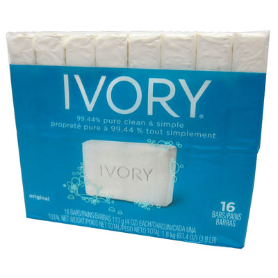 1 of 1:Ivory Original Soap Bars, 16 Bars, 3.1 Ounces 