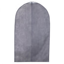 3 of 4:Home Basics Herringbone Non-Woven Suit Bag with Clear Plastic Panel, Grey 