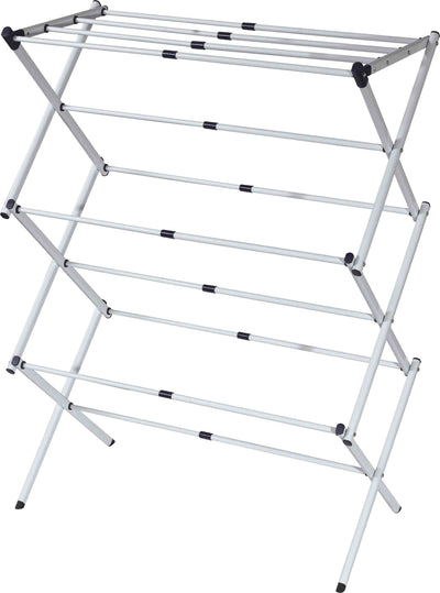 1 of 4:Sunbeam Secadora de ropa expandible de 3 niveles, gris, 17-29.5x14.5x41 pulgadas 