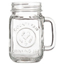 1 of 1:Libbey County Fair Drinking Mason Jar With Handle, Clear, 16 Ounces 