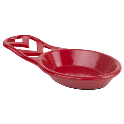 1 of 8:Home Basics Cast Iron Chevron Design Spoon Rest, Red, 7.5x3.5x1.3 Inches 