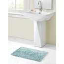 2 of 2:Non-Skid Backing Noodle Bath Rug, Aqua Blue, 18x28 Inches 