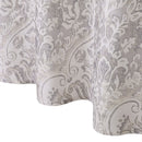 2 of 5:Dorsett Damasco Impreso Cortina de Ducha, Gris, 70x72 Pulgadas 