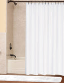 1 of 1:Vinyl Shower Curtain Liner with Grommets and Magnets, White, 70x72 Inches 