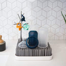 3 of 6:Boon Grass Countertop Baby Bottle Drying Rack, Gray, 9.5x9.5x2.5 Inches 