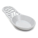 1 of 5:Home Basics Cast Iron Lines Design Spoon Rest, Gray, 7.5x3.5x1.3 Inches 