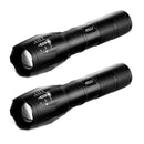 6 of 9:Mini linterna LED táctica Mighty Power con alcance ajustable, 5 funciones, negra 