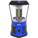 1 of 2:Mighty Power 4D LED Camping Lantern With Rubber Base, Compass-Handle, X-Large, Blue-Black, 750 Lumens 