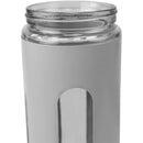 5 of 5:Home Basics 4 Piece Essence Collection Stainless Steel Canister Set, Grey 