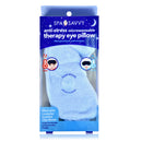 1 of 1:Spa Savvy Anti-Stress Microwaveable Plush Therapy Eye Pillow, Blue, Lavender Scented 