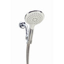 1 of 8:Ensemble pommeau de douche à effet pluie 3 fonctions et cordon Bath Bliss Boulevard 