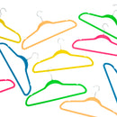 4 of 4:Simplify 25 Pack Slim Velvet Hangers in Neon 