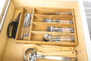 10 of 14:Home Basics Bamboo Cutlery Tray, 10x14 Inches 