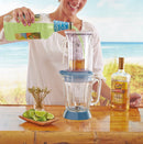 4 of 8:Margaritaville Key West Frozen Concoction Maker con bolsa de viaje, plateado y azul 