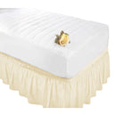 1 of 5:Detalles de la casa Cama envolvente con volantes Twin/Full en beige 
