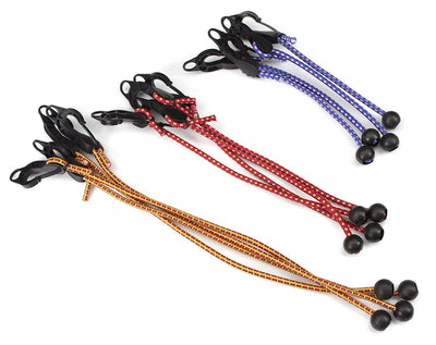 1 of 5:Lot de 12 tendeurs élastiques réglables Tekton pour bâches avec crochets d'ancrage à boule 