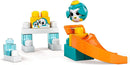 5 of 8:Mega Bloks Peek A Blocks Penguin Slide with Big Building Blocks, Building Toys for Toddlers (14 Pieces) 