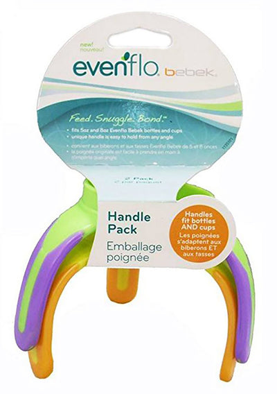 1 of 1:Evenflo Bebek Trainer Handle Pack for Bottles and Cups, 2-Pack 