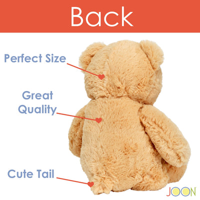 3 of 6:JOON Mini osito de peluche, bronceado, 13 pulgadas 