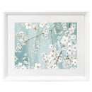 1 of 1:PREMIUS Conference Framed Floral Wall Art, White, 17x21 Inches 
