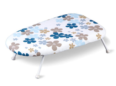 1 of 2:Tabla de planchar de mesa Sunbeam, diseño floral, 14.5x14.5x23.5 pulgadas 