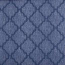 4 of 4:Colby Juego de cortinas de cocina impresas de 3 piezas, azul, niveles 58x24, Swag 58x14 pulgadas 