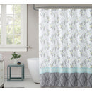 1 of 1:Elley Floral Printed Shower Curtain, Multi, 72x72 Inches 