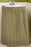 1 of 1:Jupe d'évier en tissu Dobbie Taupe - 55,5 x 35,5 