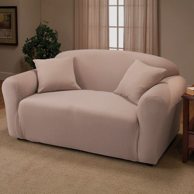 3 of 4:Housse de protection Madison en jersey extensible, couleur unie, lin 