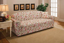 2 of 4:Housse de protection Madison en jersey extensible, couleur unie, motif fleur de rose 