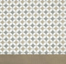 4 of 4:Callie Cuff Tab Top Window Curtain Panel - 52x84 - Taupe/Silver 